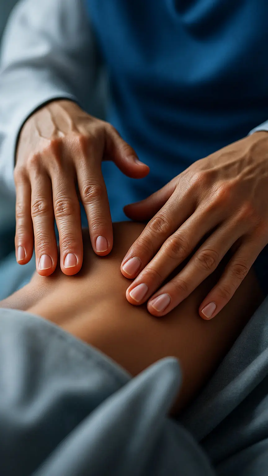 Immagine di mani osteopata per OsteoFocus