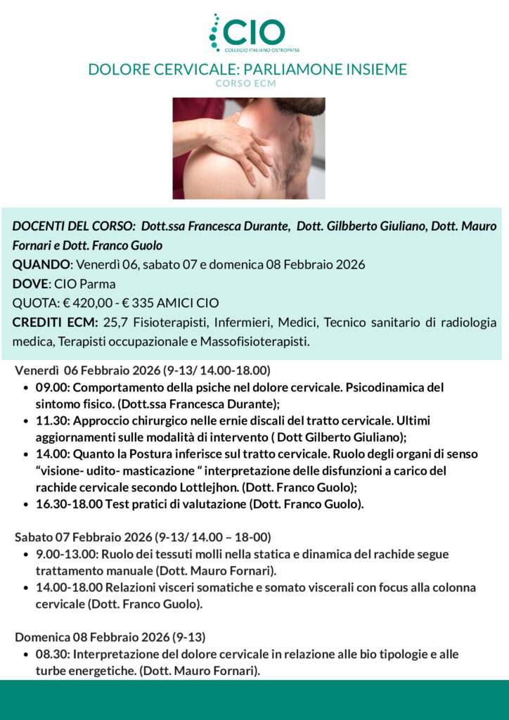 Corso cervicale -