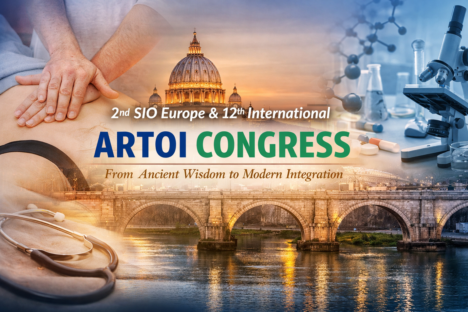 Osteopatia e oncologia integrata: a Roma il 2nd SIO Europe & 12th International ARTOI Congress Osteopatia e oncologia integrata: a Roma il 2nd SIO Europe & 12th International ARTOI Congress
