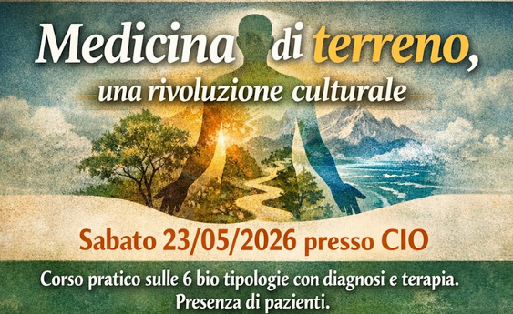 Medicina di terreno: il 23 maggio una giornata pratica sulle sei biotipologie