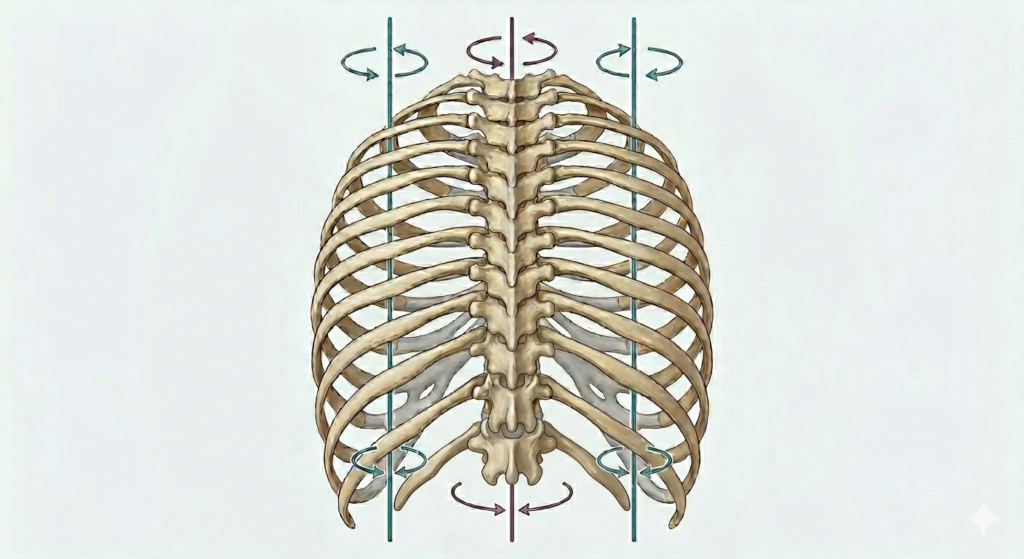 William L. Johnston e la disfunzione somatica: il movimento come chiave in osteopatia Rachide dorsale e coste -